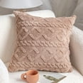 thumbnail image 1 of Double sides throw pillow SUPER SOFT 3D FOLORAL PATTERN A, 1 of 11
