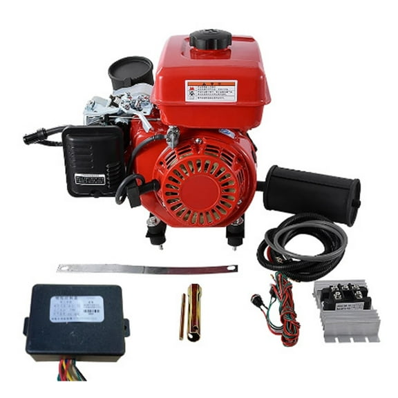 Double-silencer 3000r/min 3000W Gasoline Generator Range Extender Process Controller For 48V/60V/72V Electric Motor Vehicle ,DIY Tools