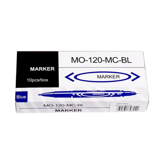 Double-tip Oil-Based Outlining Pen for Fine Details & Broad Strokes, Waterproof, Fast-Drying Markers with Seamless Ink Flow, Ideal for Crafting, Labeling & Art Projects