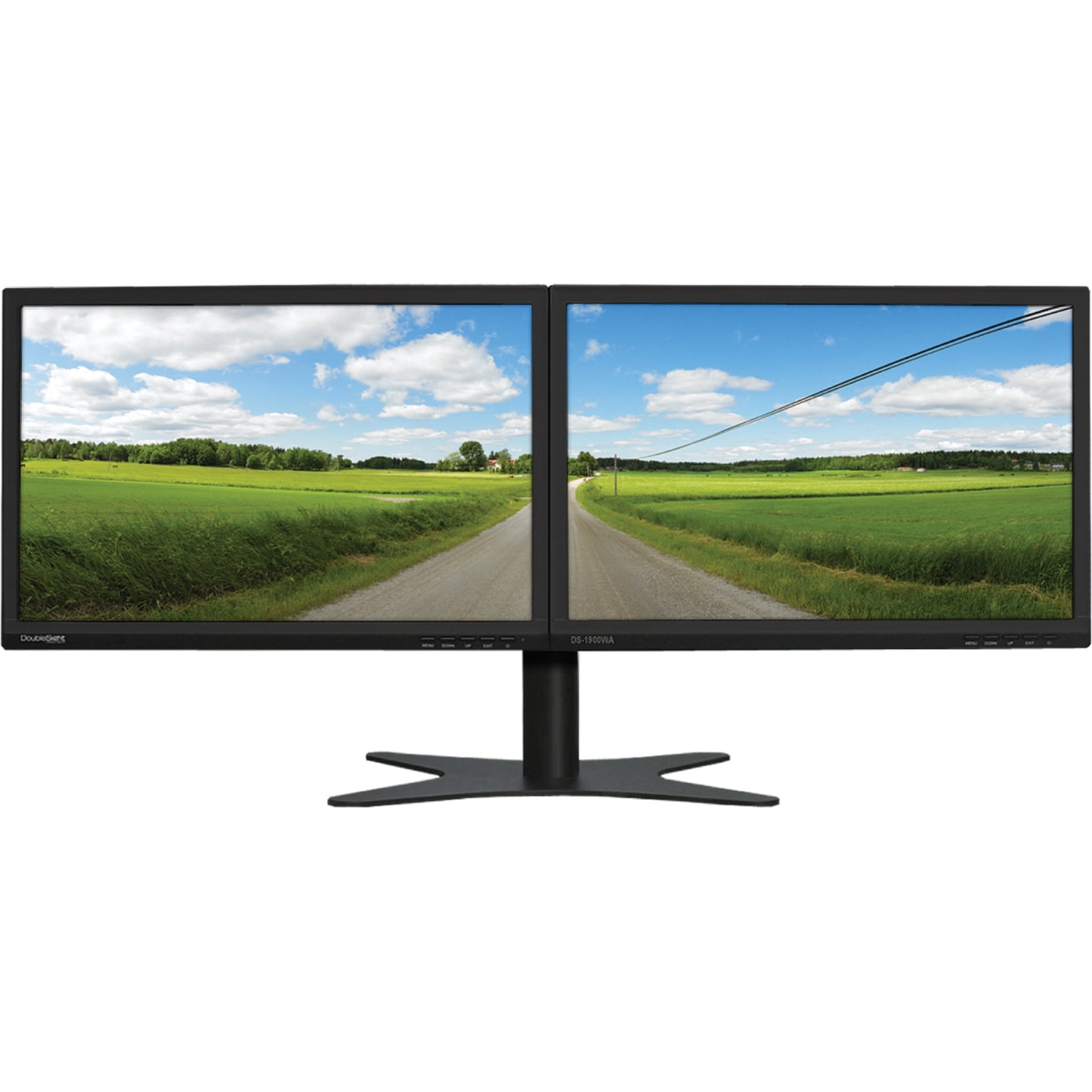 DoubleSight Display Dual 19 Wide LCD Monitor DS 1900WA TAA Walmart Com