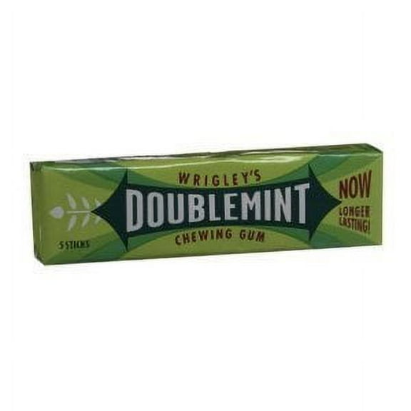 Doublemint Chewing Gum 5 Stick Packs 40 Count (Pack Of 2)