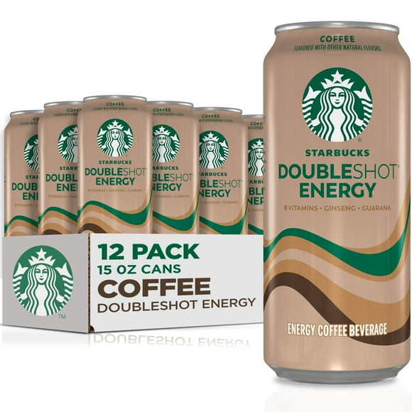 Doubleshot Energy Drink Coffee Beverage, Coffee, Iced Coffee, 15 Fl Oz Cans (Packaging May Vary) (Pack Of 12)