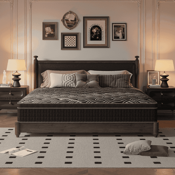 Doubleslee 12 inch King Mattress, Memory Foam Hybrid Mattress in a Box, Pressure Relief