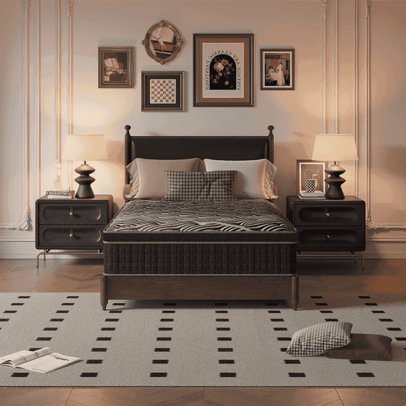 Doubleslee 12 inch Twin Mattress, Memory Foam Hybrid Mattress in a Box, Pressure Relief