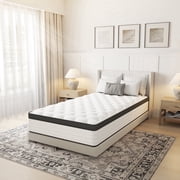 Evitormill 12 Twin Size Hybrid Spring Boxed Mattress - Medium Firm Memory Foam