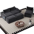 thumbnail image 1 of Doubleslee U-Shaped Sofa, 110 Inch Sectional Cloud Boneless Couch, No Assembly Required, One Box, OEKO-TEX, Gray, 1 of 10