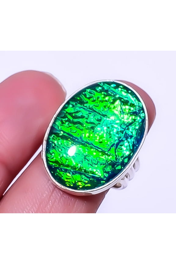 Doublet Opal 925 Sterling Silver Handmade Jewelry Ring s.8 A319, Christmas Gift, Gemstone Silver Jewelry, Opal Ring, New Year Sale