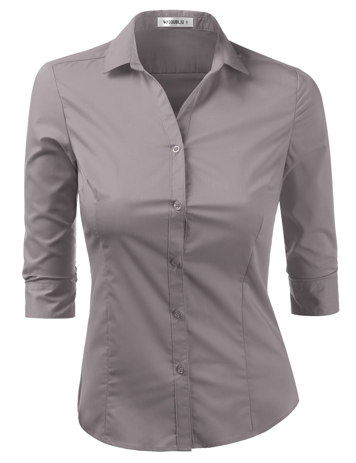 women's slim fit dress shirts