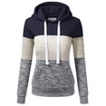 thumbnail image 1 of Doublju Women's Basic Lightweight Pullover Pocket Hoodie Sweatshirt with Plus Size, 1 of 3