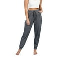 thumbnail image 1 of Doublju Women's Elastic Waist Fashion Jogger Pants (Plus Size Available), 1 of 4