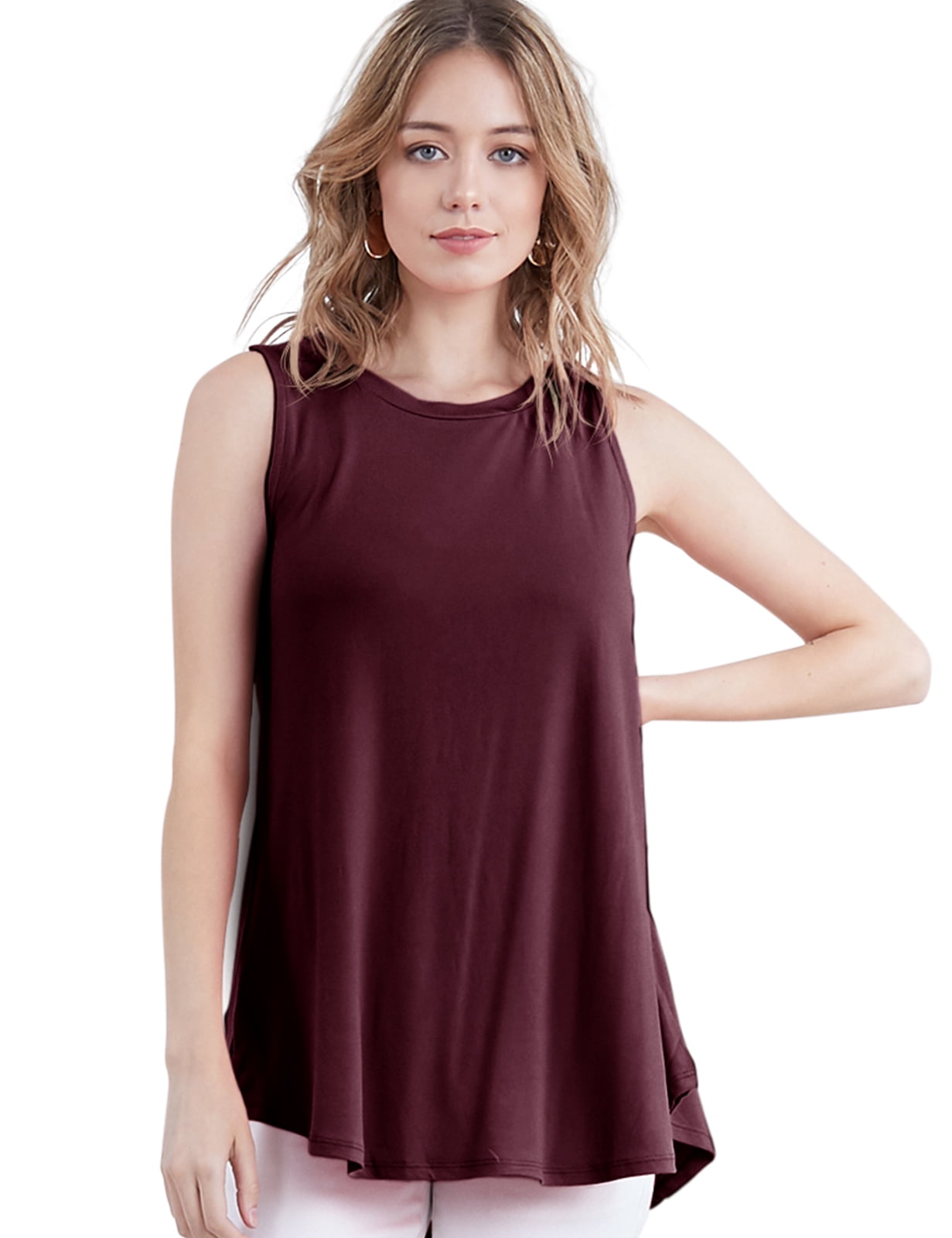 Round Neckline Tank Top
