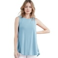 thumbnail image 1 of Doublju Women's Round Neck Sleeveless Tunic Tank Tops (S-3X), 1 of 1