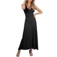 thumbnail image 1 of Doublju Women's Scoop Neck Racerback Tank Maxi Dress with Plus Size, 1 of 2