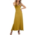 thumbnail image 1 of Doublju Women's Scoop Neck Racerback Tank Maxi Dress with Plus Size, 1 of 2