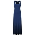 thumbnail image 1 of Doublju Women's Scoop Neck Racerback Tank Maxi Dress with Plus Size, 1 of 4