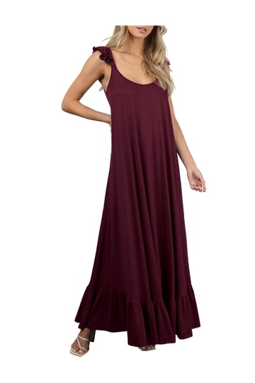 knee length dresses for ladies Jluxlabel Divine State Maxi Dress