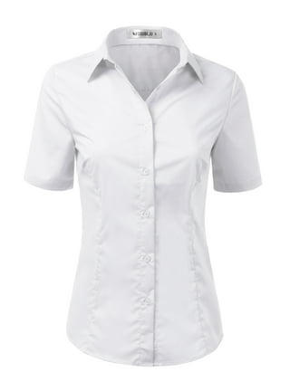 womens white oxford shirt walmart