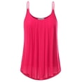 thumbnail image 1 of Doublju Women's Sleeveless Chiffon Tank Top Pleated Flowy Tunic Tank, 1 of 4