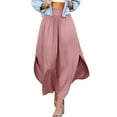 thumbnail image 1 of Doublju Women's Smocked Waist Band Maxi Skirt, 1 of 3
