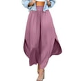 thumbnail image 1 of Doublju Women's Smocked Waist Band Maxi Skirt, 1 of 3