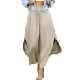 thumbnail image 1 of Doublju Women's Smocked Waist Band Maxi Skirt, 1 of 5