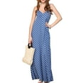 thumbnail image 1 of Doublju Women's Spaghetti Strap Maxi Dress with Pockets (Plus Size), 1 of 4