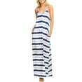 thumbnail image 1 of Doublju Women's Spaghetti Strap Maxi Dress with Pockets (Plus Size), 1 of 4
