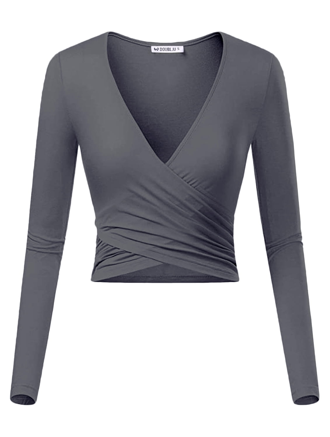 Lucky Brand Womens Long Sleeve Surplice V-Neck Blouse : :  Clothing, Shoes & Accessories