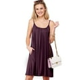 thumbnail image 1 of Doublju Womens Round Neck Sleeveless Ruffle Casual Dress With Plus Size, 1 of 1