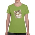 thumbnail image 1 of Doubtful Kitten T-Shirt Women -Kayomi Harai Designs, Female XX-Large, 1 of 4