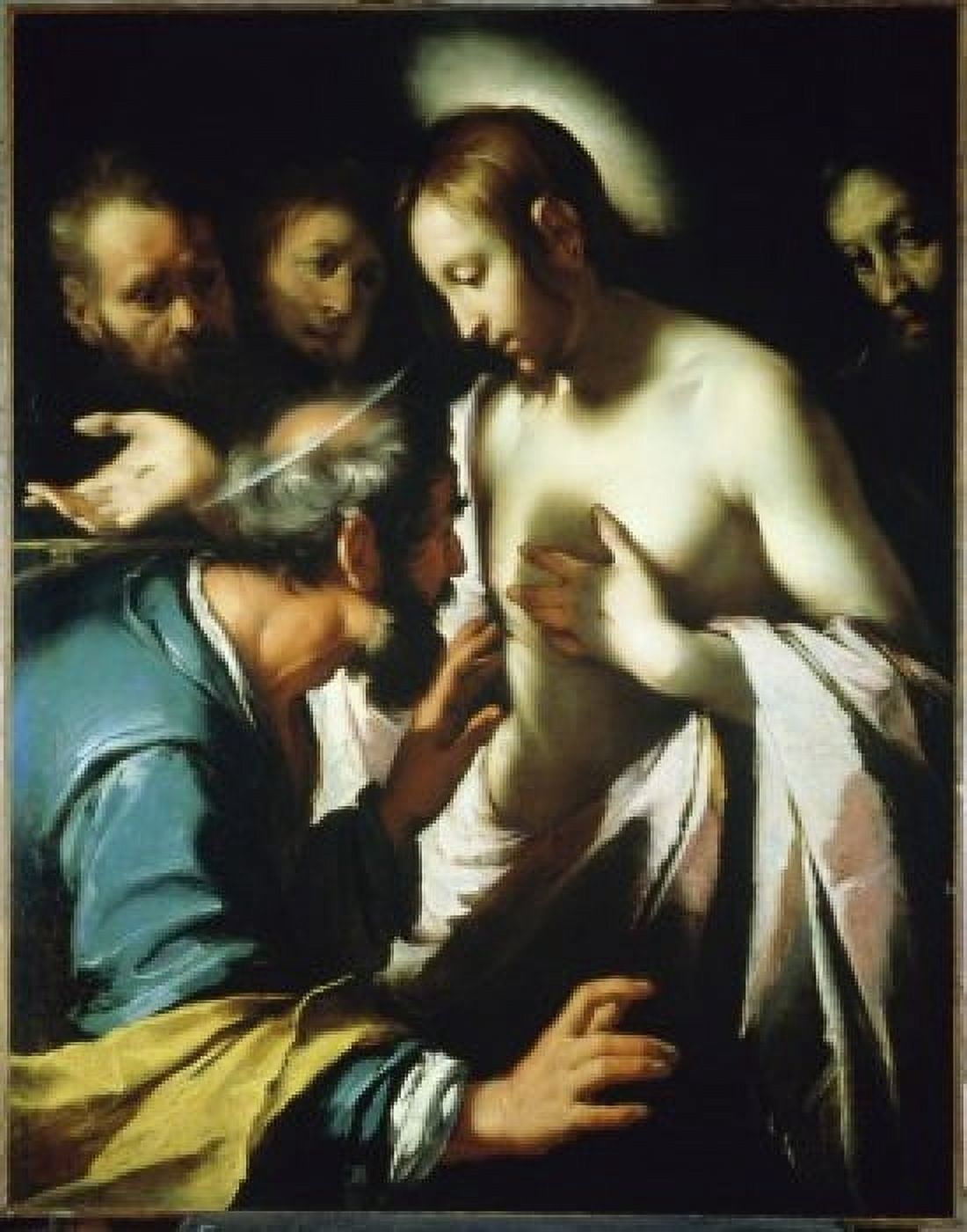 Doubting Thomas Bernardo Strozzi (1581-1644 Genoese) Museum of Art Ponce Puerto Rico Canvas Art - Bernardo Strozzi (24 x 36)