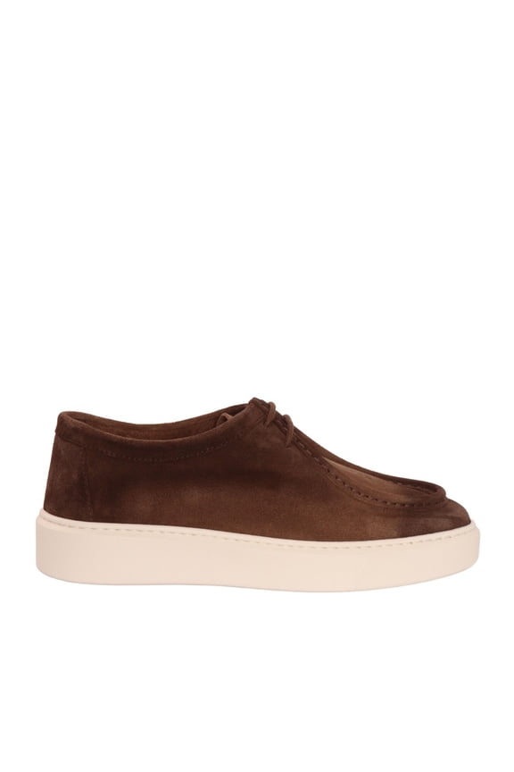 Brown Paraboot Chukka Suede Sneakers Brown (Men's)