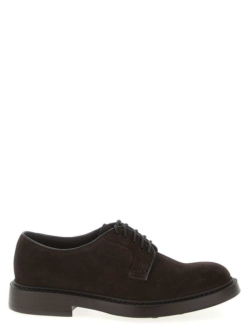 Doucal s Brown Suede Derby Shoes With Blake Construction Brown Men s doucal-s-brown-suede-derby-shoes-with-blake-construction-brown-men-s