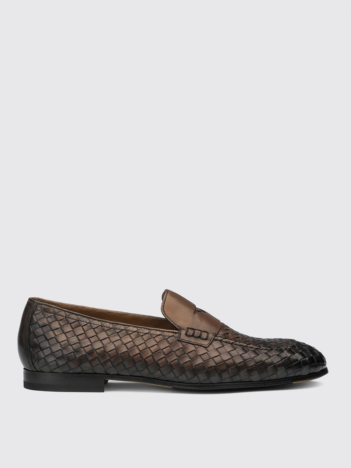 Doucal's open-toe leather sandals - Black