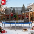 thumbnail image 1 of FUNTOK Trampoline 10FT 12FT 14FT Trampoline with Enclosure Net for Kids Adults, 1300 LBS New Upgraded Recreational Backyard Trampolines with Waterproof Jump Mat Ladder for 7 Person, 1 of 11