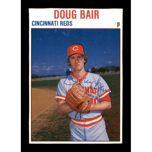 Doug Bair Autographed 1979 Hostess Card #3 Cincinnati Reds SKU #205298