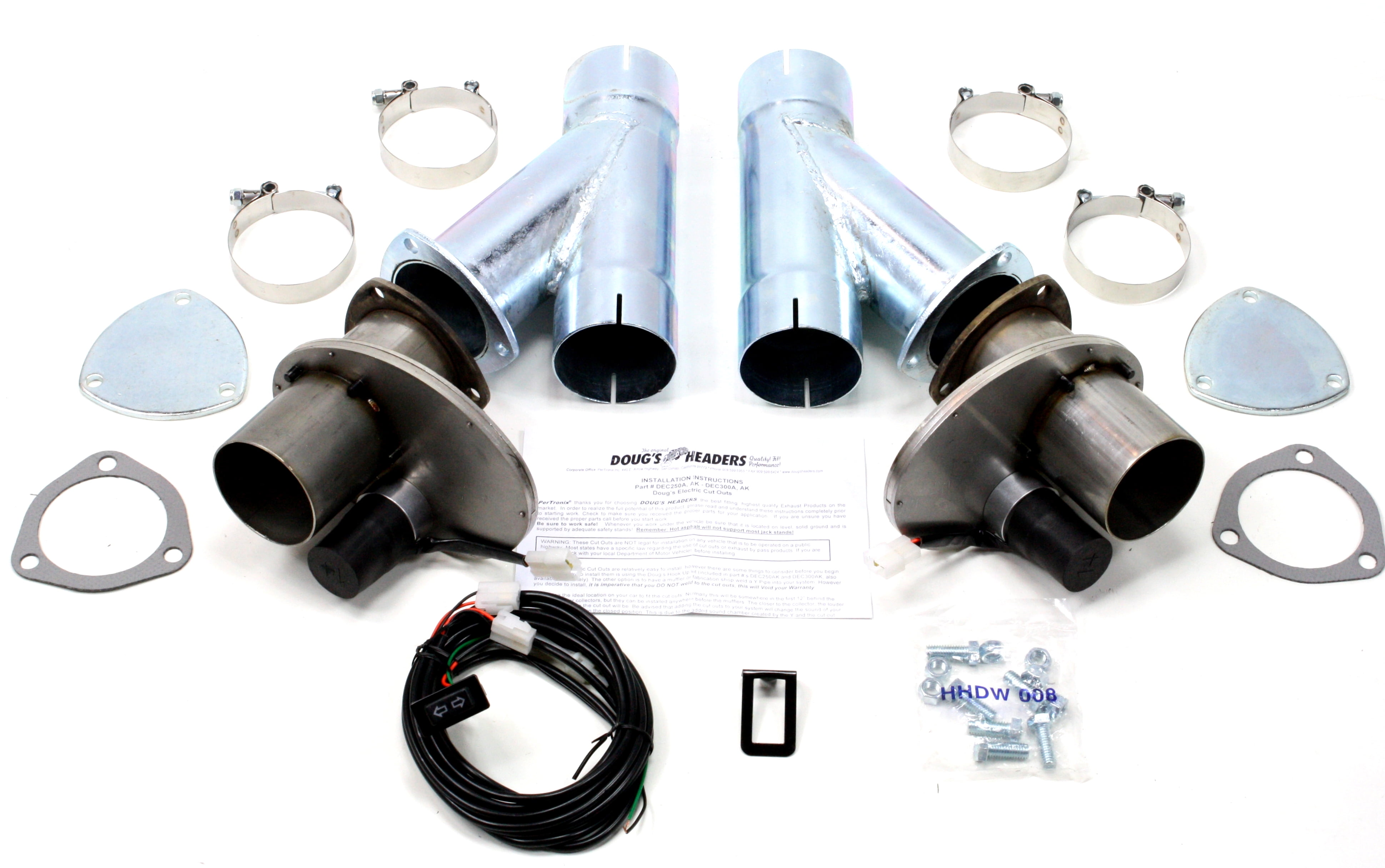 Doug's Headers Electric Exhaust Cut-Out 2.5 Doug's Headers Electric Exhaust Cut-Out 2.5