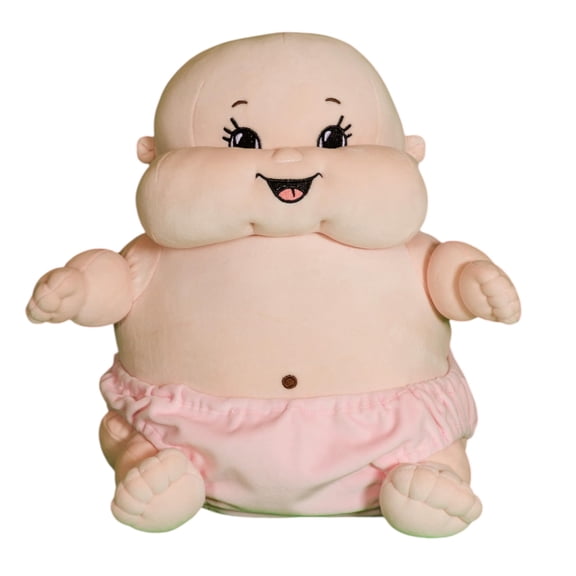 Dough Babies 14 Inch Chubby Plush Doll - Snuggly Snowflake Baby Girl