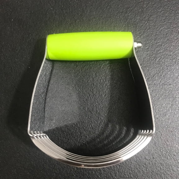 Dough Blender,Stainless Steel Pastry Cutter Tool, For Mixing Flour Butter ,Easy Mixing - Dishwasher Safe Kitchen Gadgets(Green )