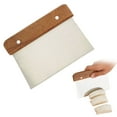 thumbnail image 1 of LSJIE Dough Cutter and Scraper with Wooden Handle and Food Grade Stainless Steel Blade 1 Pack, 1 of 9