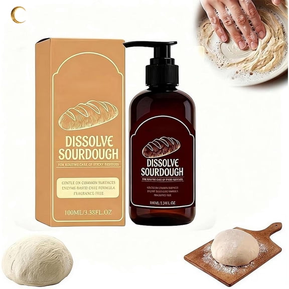 Dough Dissolver Cleaner Fast Acting Kitchen Cleaning Liquid Dough Break Down Dish Remover For Bowls Pots Utensils-LL