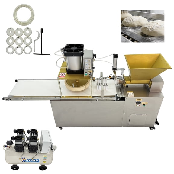 Dough Divider Cake Pizza Dough Pastry Press Machine Connect Air Pump 30CM 110V