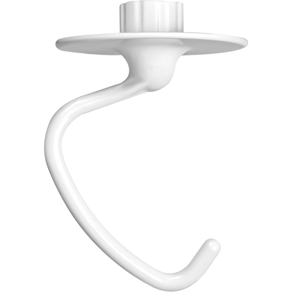 CHUDODO Dough Hook Compatible with KitchenAid 4.5-5 Qt Tilt-Head Mixers, White Coated Alloy, Replaces K45DH