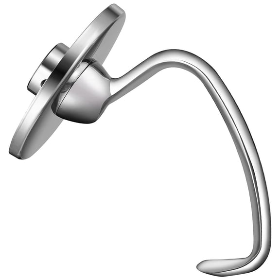 Dough Hook for KitchenAid Stand Mixer 4.5QT and 5QT, Stainless Steel Mixer Dough Attachments for Kitchenaid, Dishwasher Safe