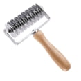 thumbnail image 1 of Dough Lattice Roller Cutter Stainless Steel Pastry Roller Cutter Baking Tool, 1 of 9