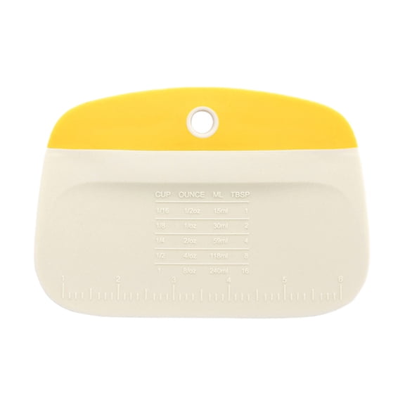 Dough Pastry Cutter Scraper, Food-Safe Plastic Dough Cutter Bench Multipurpose Food Scrapers Pan Scraper for Bread Dough Cake Fondant Icing