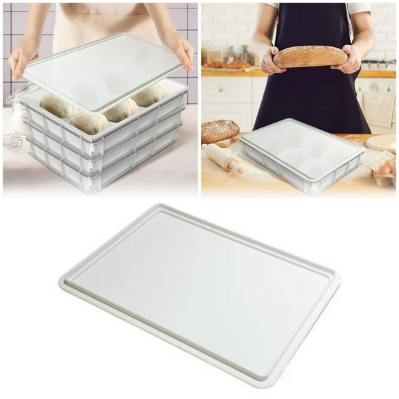 Dough Proofing Container Airtight Food Storage With Lid Kitchen Organizer For Fermenting Rising Baking And Meal Preparation