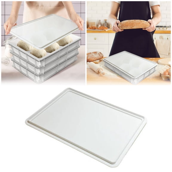 Dough Proofing Food Storage Container with Lid Airtight Kitchen Organizer for Fermenting Rising Baking and Meal Prep Storage Containers Home Decor Happy 2026!