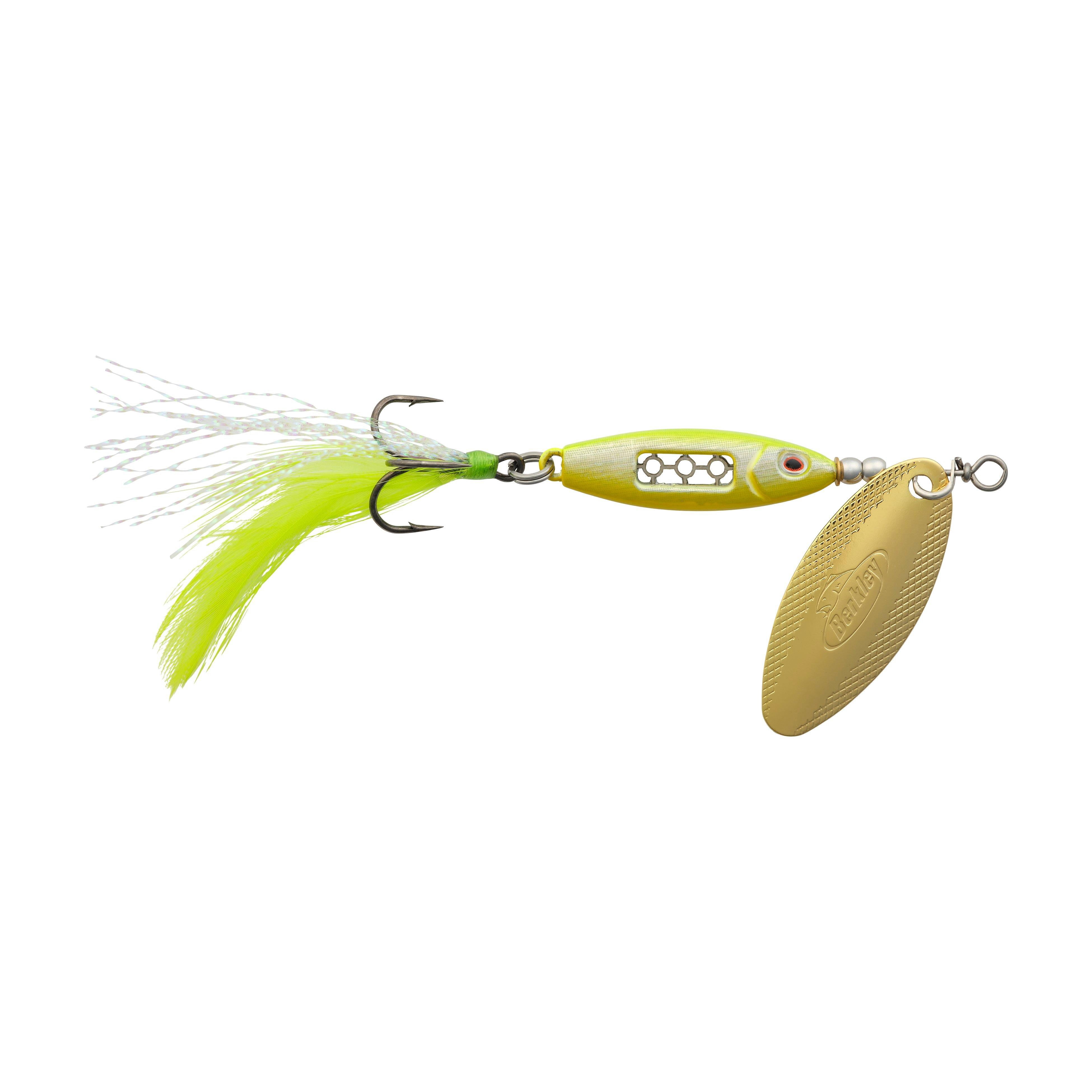 Berkley Dough Rider Minnow, 3/8 oz, Lime Chartreuse