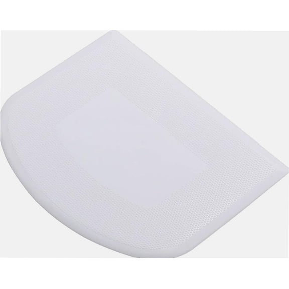 Dough Scraper Bowl Scraper Bread Cream Cake Pizza Cutter Cake Scraper Food Grade Not Sticky Flexible Cake Cream Spatula Dough Cutter Kitchen Gadget Accessories for Pastries White